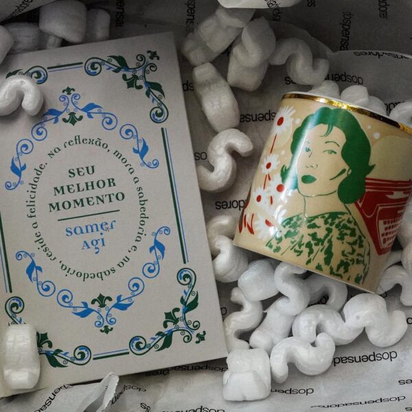 Kit Dia das Mães: Caneca Clarice Lispector e Seu Melhor Momento – Samer Agi